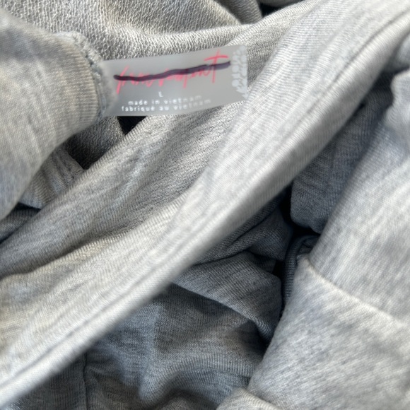 FP Movement Large Pants Stay Low Harem Pants in Heather Gray wide leg - Picture 11 of 12